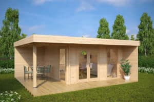 Gartenhaus mit terrasse Hansa Lounge XL