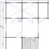 Blockbohlenhaus mit Geräteschuppen 