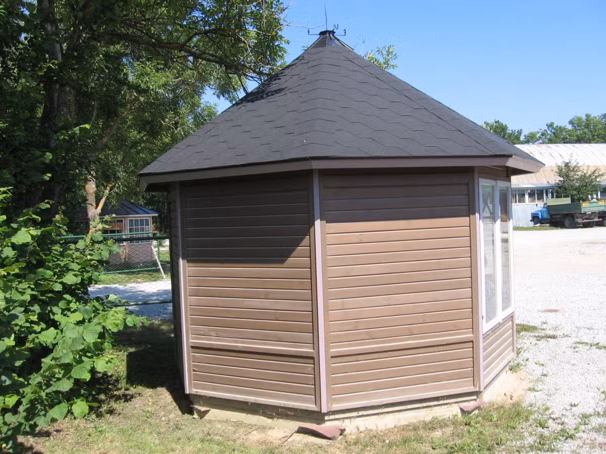8-Eck-Holzpavillon „Katrin” 9,5m2 | 25mm | 3x4m G0028-3