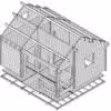 Gartensauna mit Schlafboden 