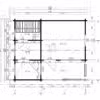 Gartensauna mit Schlafboden "Karina" 6x5m
