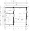 Großes Gartenhaus mit Terrasse "Oklahoma" 5x6m
