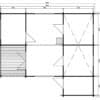 Blockbohlenhaus mit Geräteschuppen "Helsinki" 7x8m