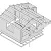 Großes Gartenhaus mit Schuppen "Jan" 6x5m