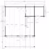 Großes Gartenhaus mit Schuppen "Jan" 6x5m