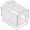 Großes Gartengerätehaus "Eva A" 3x4m