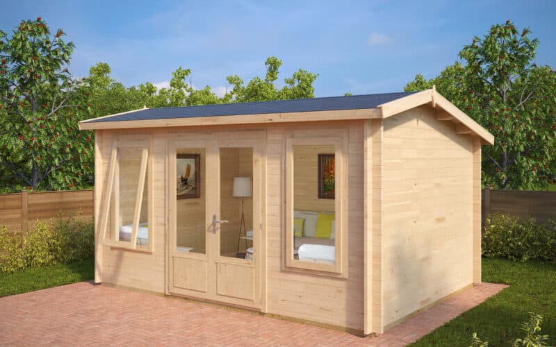 Gartenhaus/gartenbüro aus holz Eva D