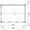 Mini Gartenhaus "Eva C" 3x4m (Ausstellungsstück – Pfalzfeld)