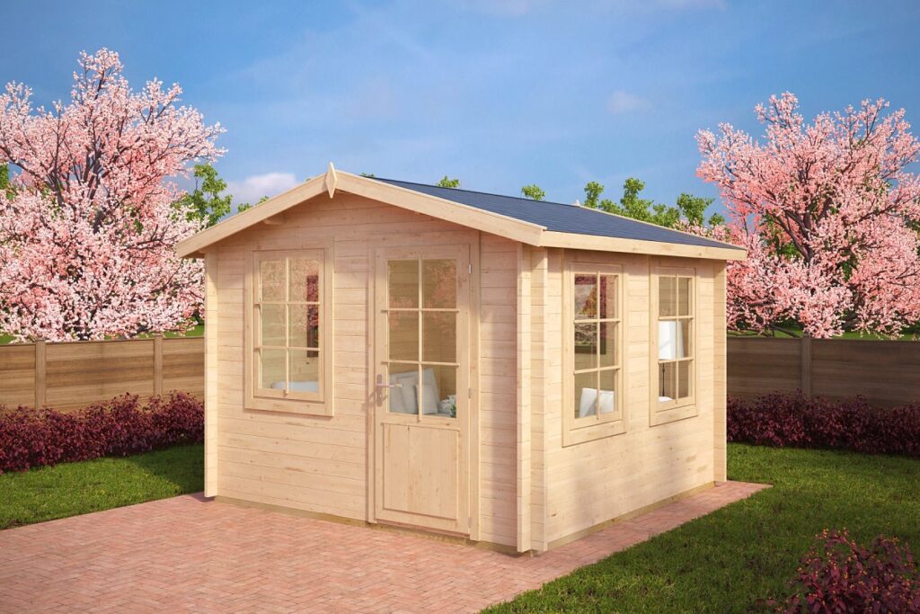 Gartenhaus „Nora C“ 9m2 | 44mm | 3x3m G0117-1