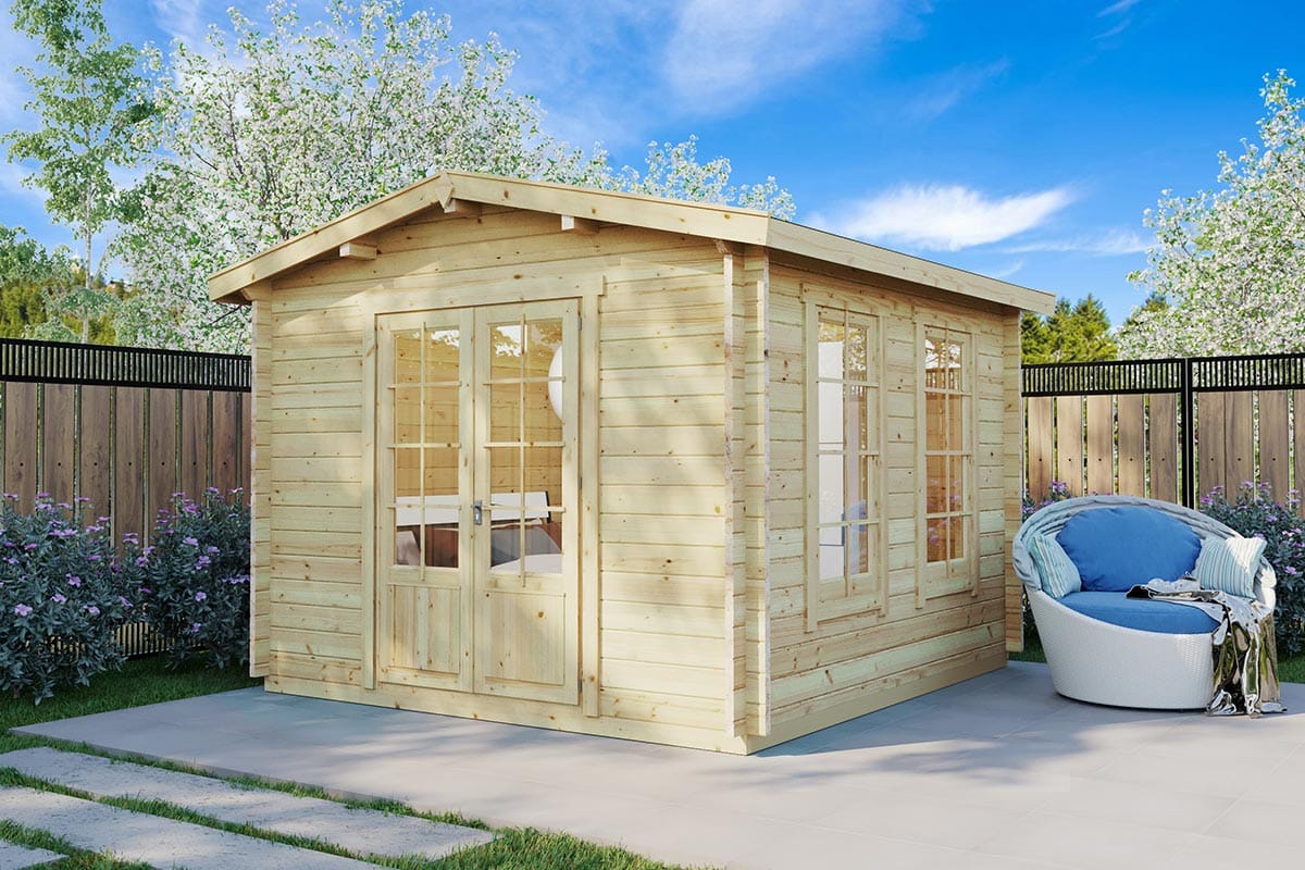 Kleines Gartenhaus aus Holz