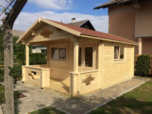 Gartenhaus mit Veranda Sommerland A