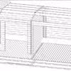 Gartenhaus mit Terrasse 