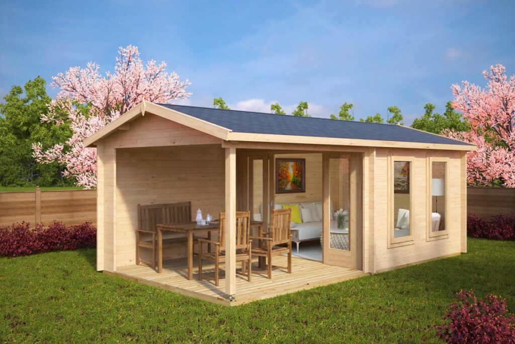 Gartenhaus mit Terrasse Nora E