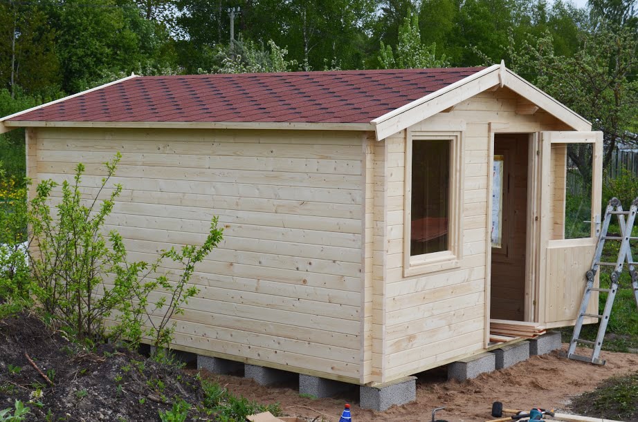 Gartenhaus Eva C Eigenmontage