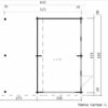 Garage mit Carport "Hansa G" 6x6m