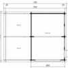 Holzgarage mit Carport 