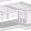 Eck-Gartenhaus 