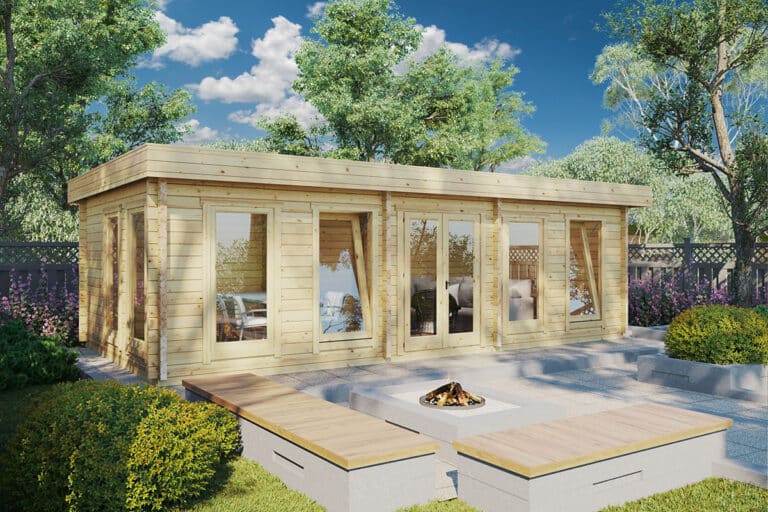 Gartenhaus Hansa A 30m2 70mm 4x8