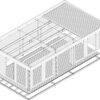 Großes Gartenhaus "Hansa A" 8x4m / SA / Stoll / RM25453