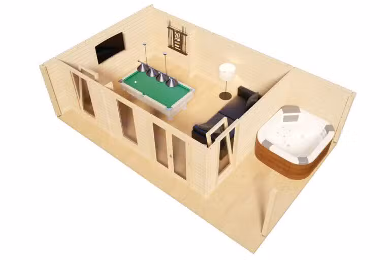 Hansa Lounge XXL 24m2 58mm 5x8