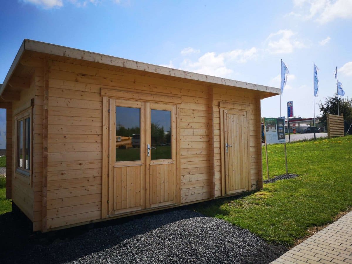 Gartenhaus mit Schuppen „Super Tom” 5x3m G0203-6