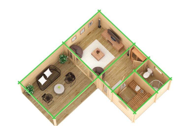 Gartenhaus mit Sauna A