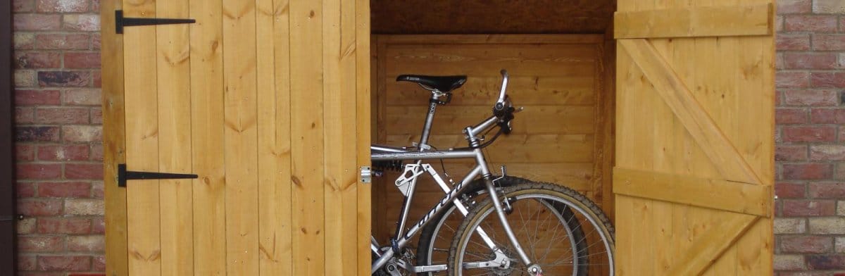 Gartenhaus aus Holz – Einige Möglichkeiten zum Parken von Fahrrädern Gartenhaus aus Holz – Einige Möglichkeiten zum Parken von Fahrrädern