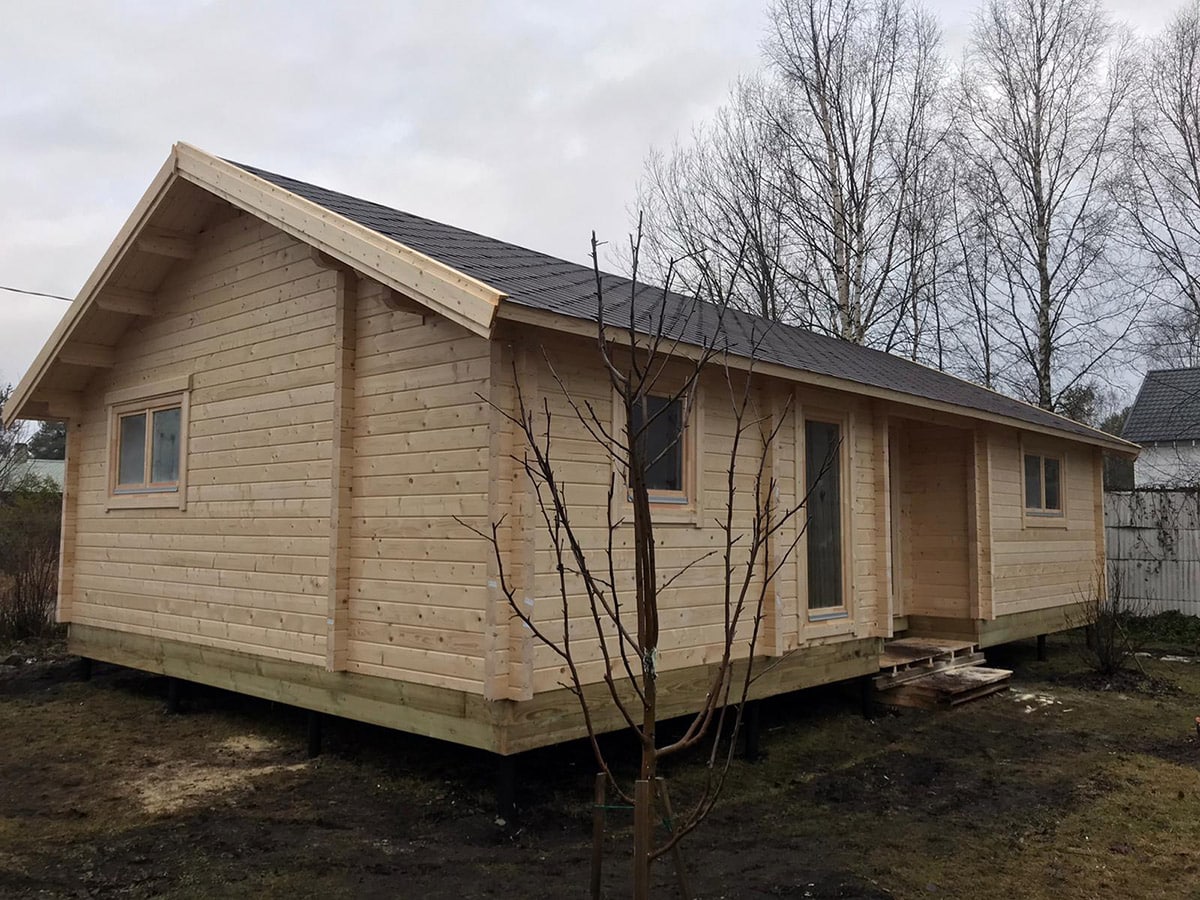 Ferienhaus mit 2 Schlafzimmern „Dune” 67m2 | 70mm | 11x7m G0226-5