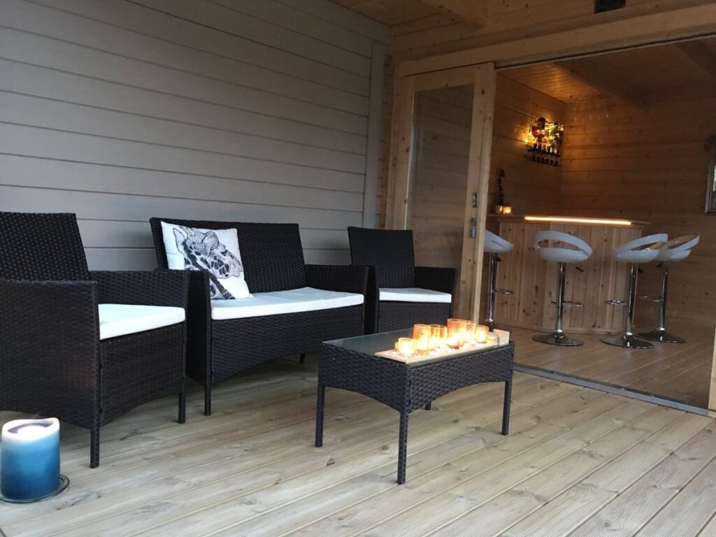 Gartenbar Lucas E 8 | Gartenhaus