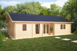 Ferienhaus mit 2 Schlafzimmern „Dune” 67m2 | 70mm | 11x7m G0226-11