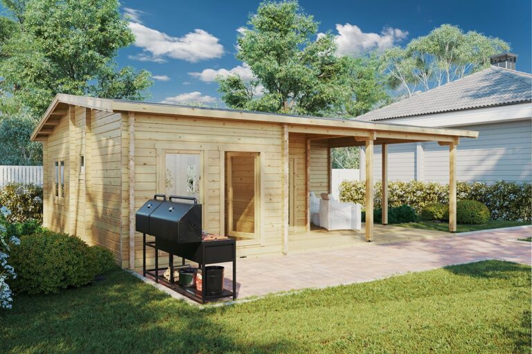 Freizeithaus Hansa Holiday B 42 m2 / 7 x 9 m / 70mm