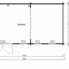 Gartenhaus "Liam" 6x3m / SA / RM260449 / Floßbach