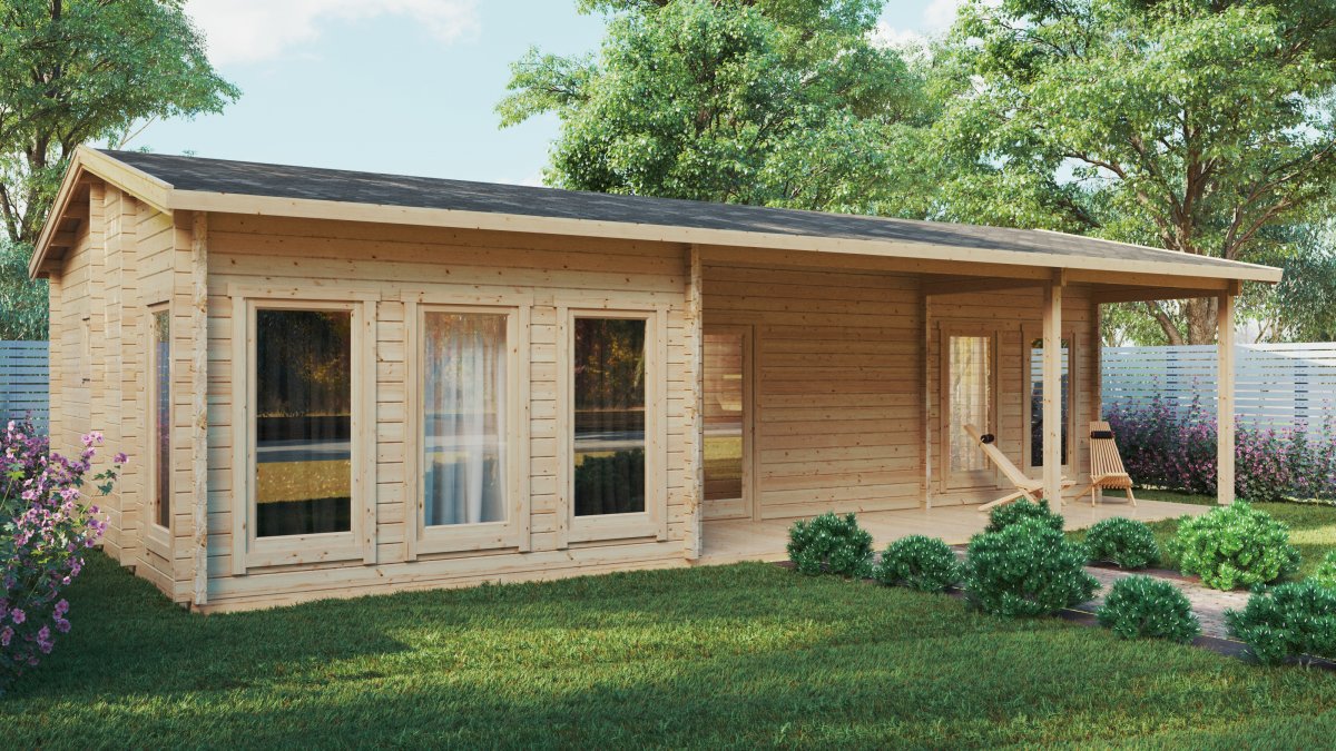 Ferienhaus Hansa Holiday C 50 m2 / 6 x 11 m / 70mm