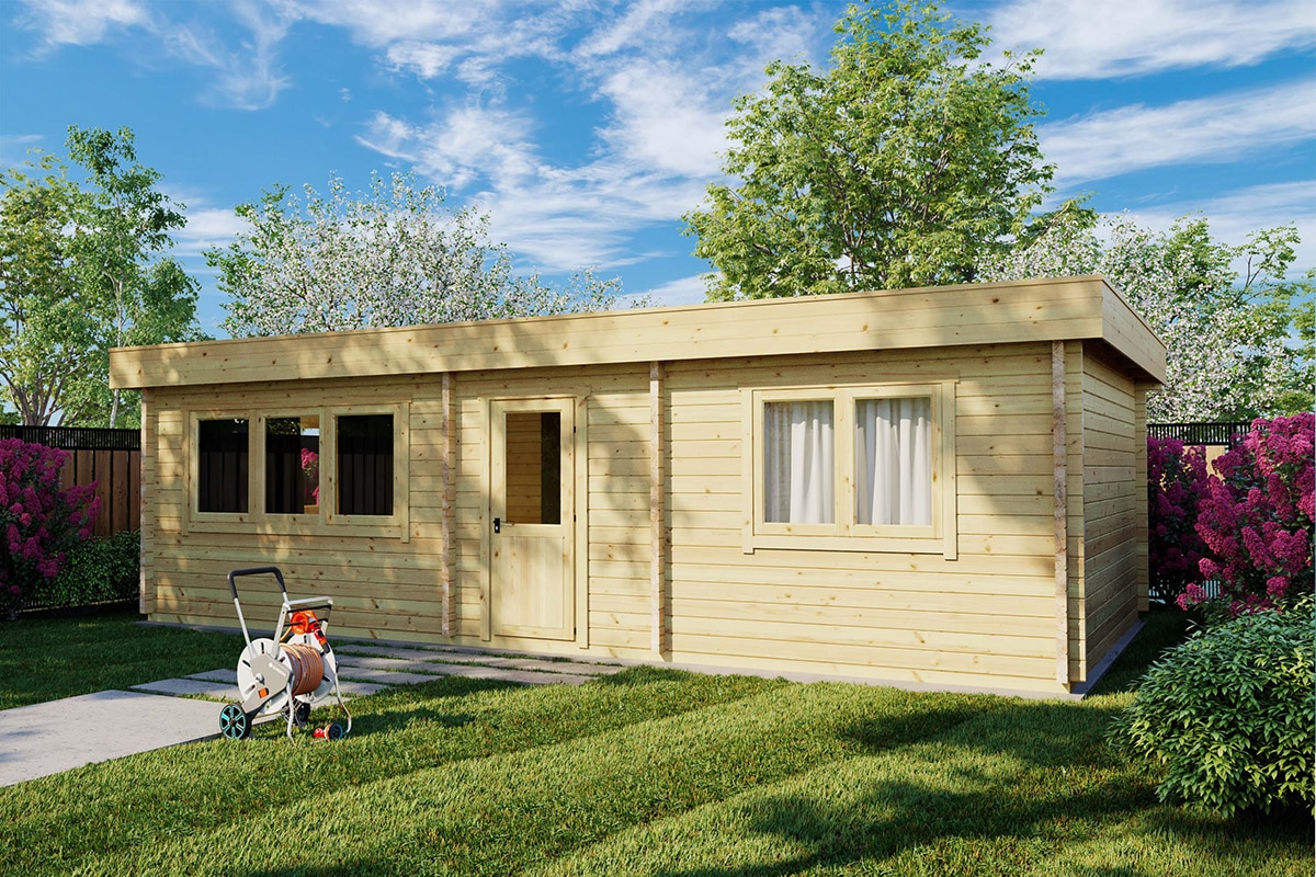 ferienhaus mit einem schlafzimmer holiday i 40m2 / 4,5 x 9 m / 70mm