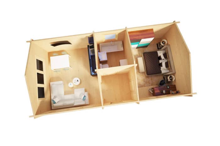 Das Blockhaus "Hansa Holiday H"