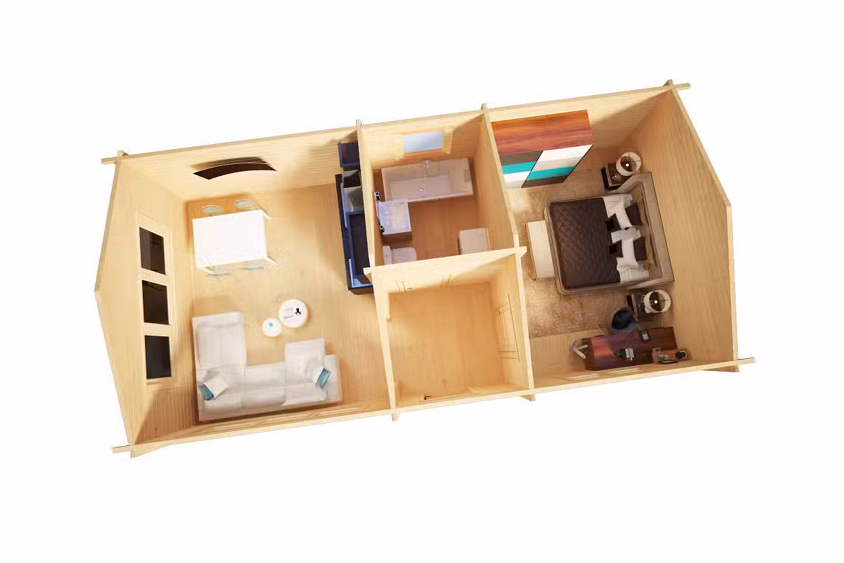 Das Blockhaus "Hansa Holiday H"