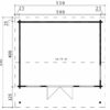 Gartenbüro "Costa A" 5x5m