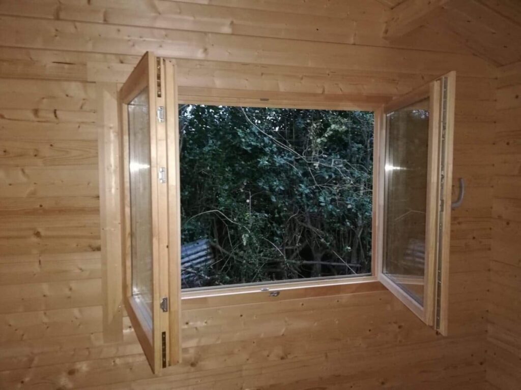 Holzhaus mit zwei Schlafzimmern „Irland“ 43 m2 70mm 7x6m2