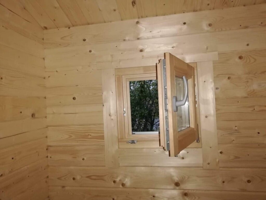 Holzhaus mit zwei Schlafzimmern „Irland“ 43 m2 70mm 7x6m2