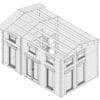 Blockhaus mit Schlafboden "Schweden B" 6x4m