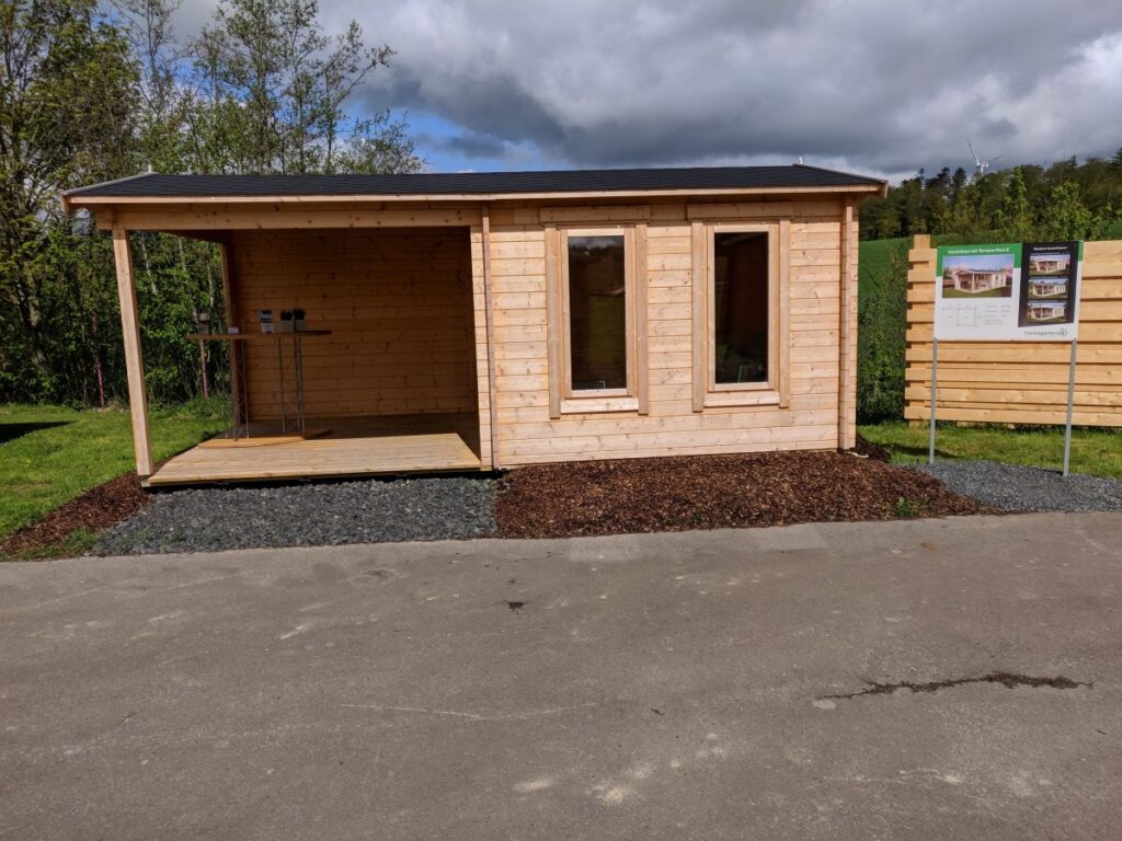 Holzhaus/Gartenhaus-Ausstellung
