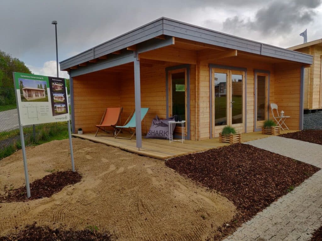 Holzhaus/Gartenhaus-Ausstellung