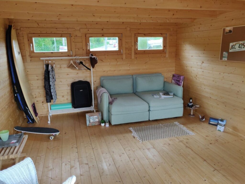 Holzhaus/Gartenhaus-Ausstellung