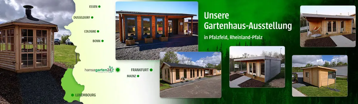 Hansagarten24 Gartenhaus-Ausstellung