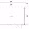 Gartenzimmer „Ryan 1“ 5x3m