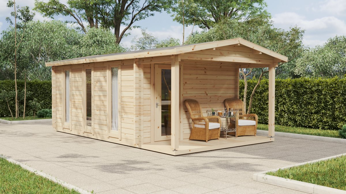 Holzhaus mit Duschraum und WC „Martin I“