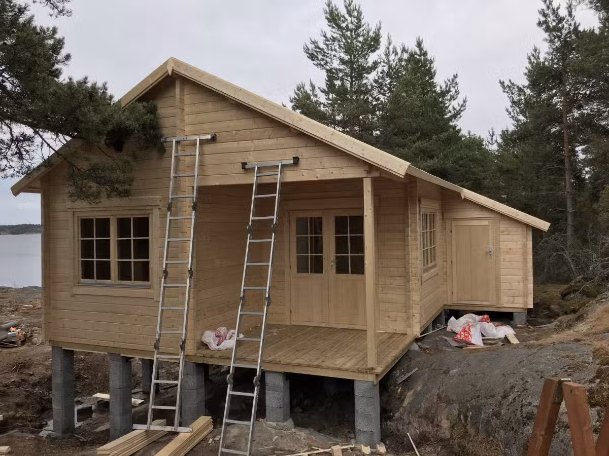 Unsere Blockhütten-Sets für den Bau eines Ferienhauses