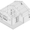 Blockhaus mit Schlafboden "Dallas" 7x7m