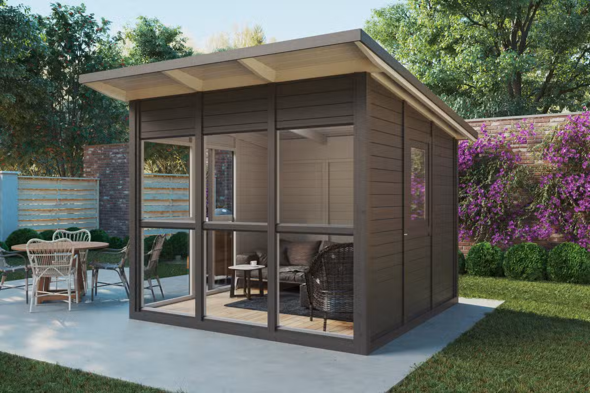 Kleines Gartenhaus "Noah" 3x3m Hansagarten24