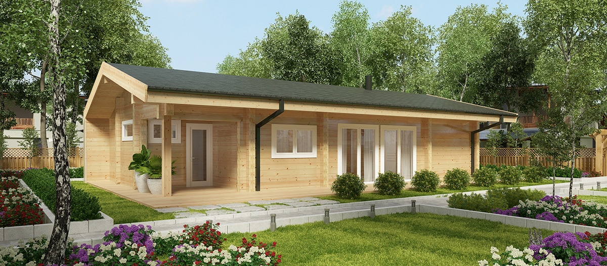Ein Blockhaus als Hauptwohnsitz